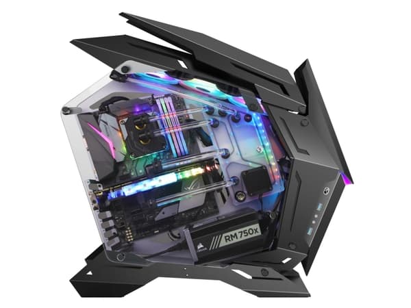 Jonsbo MOD3, Full Tower, PC, Sort, ATX, EATX, ITX, Micro ATX, Aluminium, Herdet glass, Spilling