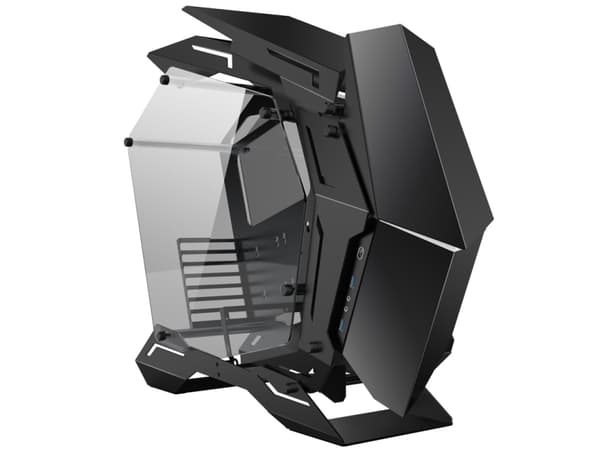 Jonsbo MOD3, Full Tower, PC, Sort, ATX, EATX, ITX, Micro ATX, Aluminium, Herdet glass, Spilling