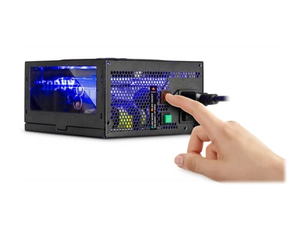 Argus RGB-600W II - Strømforsyning (intern) - ATX12V 2.3 - 80 PLUS Bronze - AC 100/240 V - 600 watt - aktiv PFC - svart