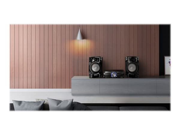 Panasonic SC-AKX520, Kodin miniaudiojärjestelmä, Musta, 650 W, 2-suuntainen, 20 cm, 6 cm