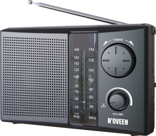Radio Noveen bærbar Radio Noveen PR450 Svart