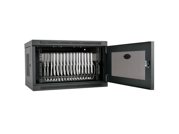 Tripp Lite CS16USB, Kannettava laitehallintakaappi, Musta, 3 m, Terästä, Älypuhelin, Tabletti, USB