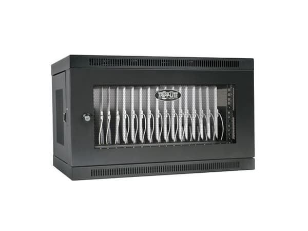 Tripp Lite CS16USB, Kannettava laitehallintakaappi, Musta, 3 m, Terästä, Älypuhelin, Tabletti, USB