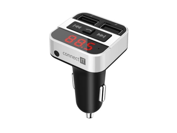 Connect IT CCC-8800-SL, FM, 87,5 - 108 MHz, LED, Cigarr tändare, Cigarr tändare, 12 - 24 V