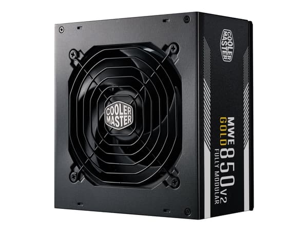 Cooler Master MWE Gold V2 850 - Strømforsyning (intern) - ATX12V / EPS12V - 80 PLUS Gold - AC 100-240 V - 850 watt - aktiv PFC - Europa Sort