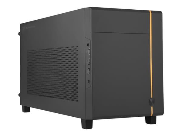 Silverstone SUGO 14, Kuutio, PC, Musta, Mini-DTX, Mini-ITX, Muovi, Terästä, 24 cm