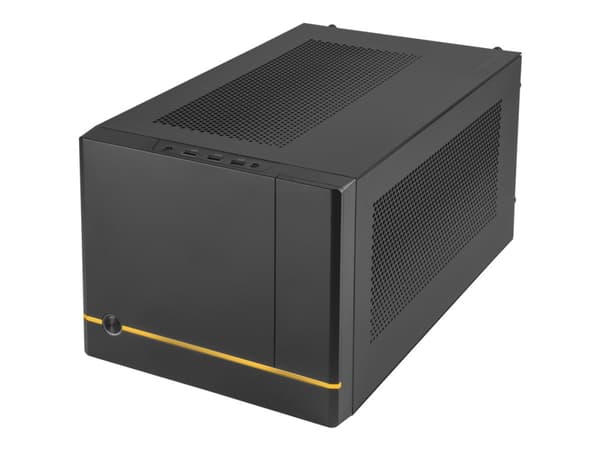 Silverstone SUGO 14, Kuutio, PC, Musta, Mini-DTX, Mini-ITX, Muovi, Terästä, 24 cm musta