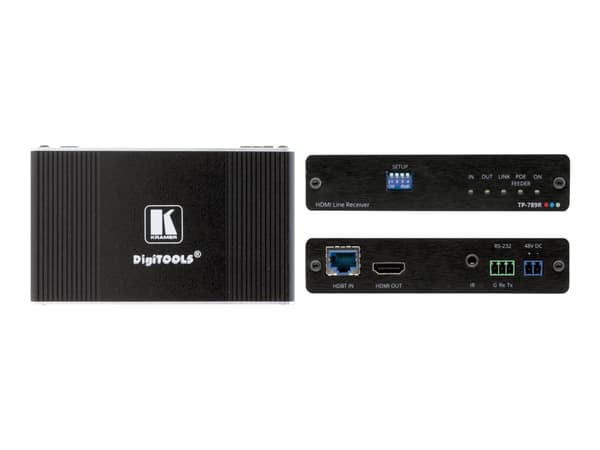 Kramer DigiTOOLS TP-789R - Video/audio/infrapuna/sarjaliikenne - HDBaseT - jopa 70 m:n etäisyys