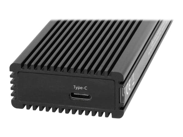 Inter-Tech K-1685, SSD-kotelo, M.2, M.2, 10 Gbit/s, USB-liitettävyys, Musta