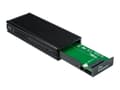 Pikkukuva 2 / 5: Inter-Tech K-1685, SSD-kotelo, M.2, M.2, 10 Gbit/s, USB-liitettävyys, Musta