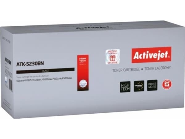 Activejet ATK-5230BN, 2600 sider, Sort, 1 stykker