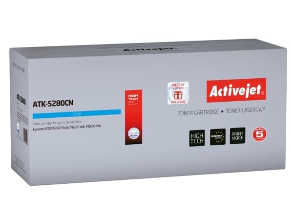 Activejet ATK-5280CN, 0 sider, 11000 sider, Cyan, 1 stykker