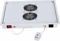 Miniatyrbilde 4 av 4: Triton Fan unit 220V/30W 2fans thermostat, Grå