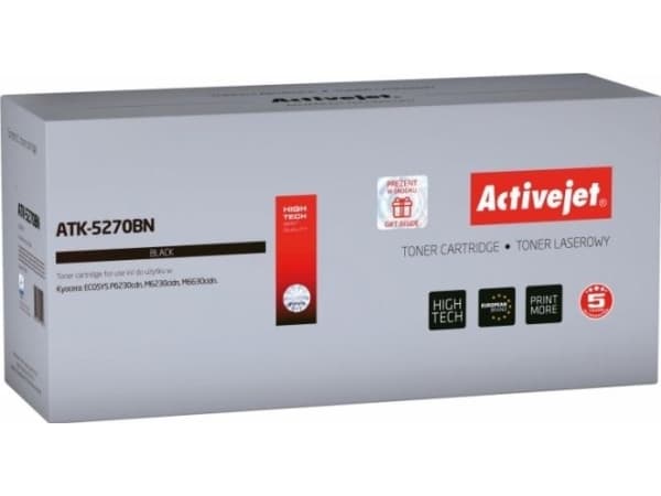 Activejet ATK-5270BN, 8000 sidor, Svart, 1 styck