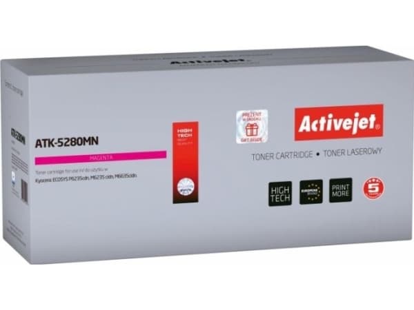 Activejet ATK-5280MN, 11000 sivua, Magenta, 1 kpl
