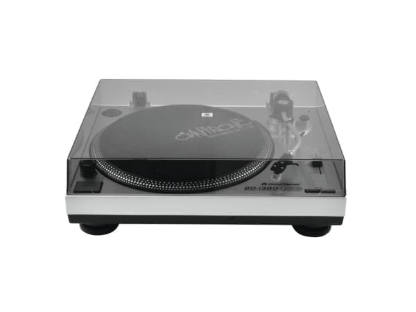 Omnitronic 10603043, Hihnavedollinen DJ-levysoitin, 33,45 RPM, -10 - 10%, 0,25%, 1 s, DC-moottori