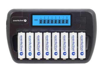 NC-800 batterilader for 8 AA/AAA batterier Sort