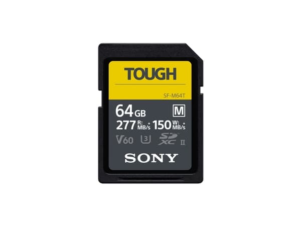 Sony SF-M Series Tough SF-M64T - Flash-minneskort - 64 GB - Video Class V60 / UHS-II U3 / Class10 - SDXC UHS-II