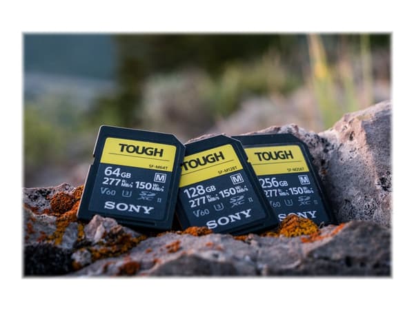 Sony SF-M Series Tough SF-M64T - Flashminnekort - 64 GB - Video Class V60 / UHS-II U3 / Class10 - SDXC UHS-II