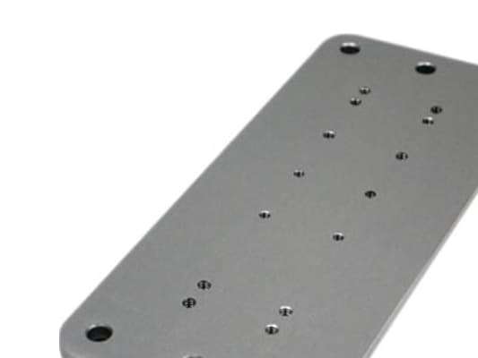 Ergotron - Monteringskomponent (veggplate) - for skjerm / tastatur - aluminium - for P/N: 80-105-064