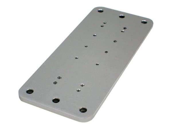 Ergotron - Monteringskomponent (veggplate) - for skjerm / tastatur - aluminium - for P/N: 80-105-064