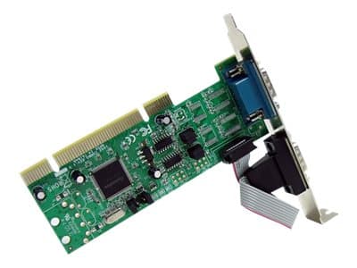 Startech.com 2-ports seriell RS422/485 PCI-grensesnittkort med 161050 UART - Seriell adapter - PCI-X - RS-422/485 x 2 (PCI2S4851050)