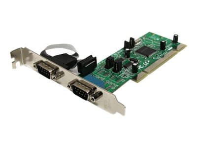 Startech.com 2-ports seriell RS422/485 PCI-grensesnittkort med 161050 UART - Seriell adapter - PCI-X - RS-422/485 x 2 (PCI2S4851050)