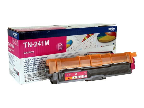 Brother TN241M - Magenta - original - tonerpatron - for Brother DCP-9015, DCP-9020, HL-3140, HL-3150, HL-3170, MFC-9140, MFC-9330, MFC-9340