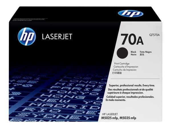 HP 70A - Svart - original - LaserJet - tonerpatron (Q7570A) - for LaserJet M5025 MFP, M5035 MFP, M5035x MFP, M5035xs MFP