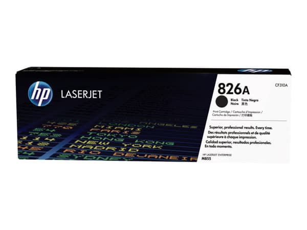HP 826A - Svart - original - LaserJet - tonerpatron (CF310A) - for Color LaserJet Enterprise M855dn, M855x+, M855x+ NFC/Wireless direct, M855xh
