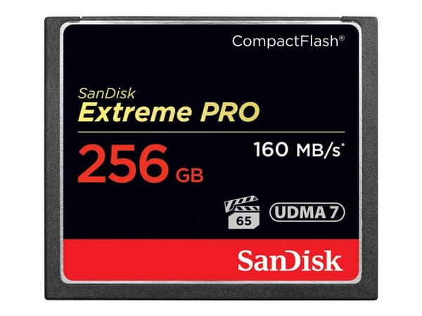 SanDisk Extreme Pro - Flash-minneskort - 256 GB - CompactFlash