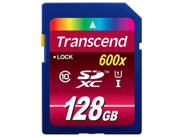 Transcend Ultimate series - Flashminnekort - 128 GB - UHS Class 1 / Class10 - 600x - SDXC UHS-I