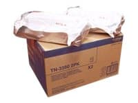 Brother TN3380 2PK - 2-pack - svart - original - tonerpatron - for Brother DCP-8110, 8150, 8155, 8250, HL-5440, 5450, 5470, 6180, MFC-8510, 8520, 871