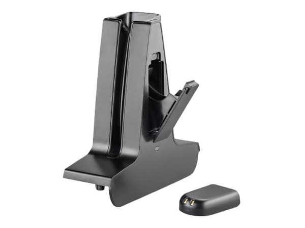 Poly Deluxe Charging Kit - Batterilader + AC-strømadapter + batteri - for Savi W440, W440-M, W740, W740-M