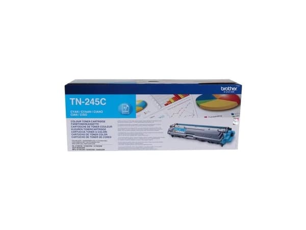 Brother TN245C - Høy ytelse - cyan - original - tonerpatron - for Brother DCP-9015, DCP-9020, HL-3140, HL-3150, HL-3170, MFC-9140, MFC-9330, MFC-9340