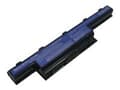 Miniatyrbilde 1 av 5: CoreParts - Batteri til bærbar PC (tilsvarer: Acer AS10D31) - litiumion - 6-cellers - 4400 mAh - svart - for Acer Aspire 45XX, 47XX, 52XX, 5336, 55XX
