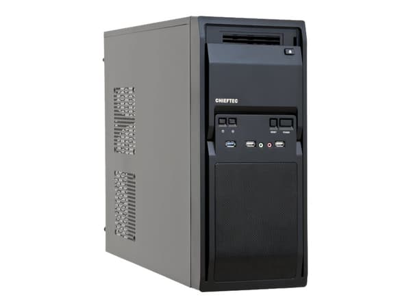 Chieftec LIBRA Series LG-01B - Tower - ATX - ingen strømforsyning (ATX12V 2.3/ PS/2) - svart - USB/lyd