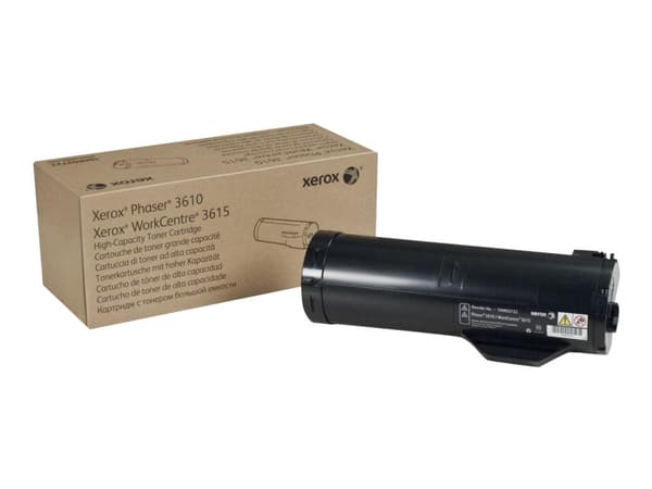 Xerox Phaser 3610 - Høykapasitets - svart - original - tonerpatron - for Phaser 3610; WorkCentre 3615