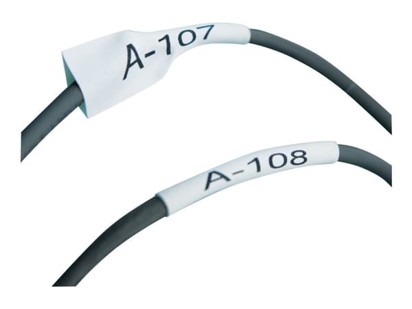 DYMO IND Kutisteputki- 24mm x 1,5m, Musta valkoisella, Monivärinen, -55 - 135 °C, UL 224, MIL-STD-202G, MIL-81531, SAE-DTL 23053/5 (1, 3), Rhino, 2,4