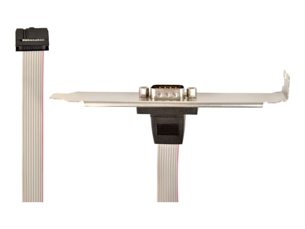 Cablexpert - Seriell panel - DB-9 (hane) till 10 pin IDC (hane) - 25 cm