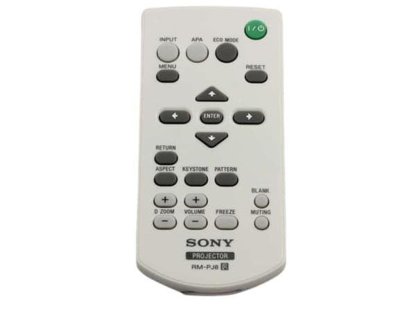 Sony RM-PJ8 - Fjärrkontroll - för VPL-CWZ10, DW127, DX102, DX122, DX142, DX147, EX226, EX235, EX255, EX345, PHZ60, SX236