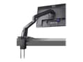 Miniatyrbild 1 av 5: Dell MSA14 Single Monitor Arm Stand - Monteringssats (vridbar arm, VESA adapterplatta) - för LCD-display - svart - skärmstorlek: 19"-38" - skrivbord
