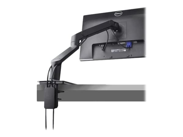 Dell MSA14 Single Monitor Arm Stand - Monteringssats (vridbar arm, VESA adapterplatta) - för LCD-display - svart - skärmstorlek: 19"-38" - skrivbord