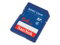 Pikkukuva 1 / 5: SanDisk 64GB SDXC, 64 GB, SDXC, Luokka 4, Iskunkestävä, Vedenkestävä, Sininen