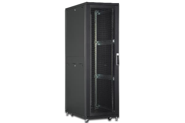 Digitus Unique DN-19 SRV-42U-B-1 - Rack skåp - svart, RAL 9005 - 42U - 19"