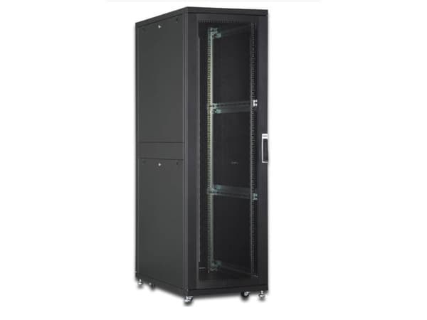 Digitus Unique DN-19 SRV-42U-B-1 - Rack skåp - svart, RAL 9005 - 42U - 19"
