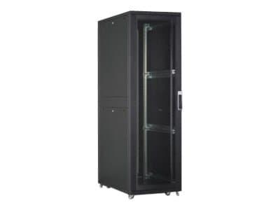 Digitus Unique DN-19 SRV-42U-B-1 - Rack skåp - svart, RAL 9005 - 42U - 19"