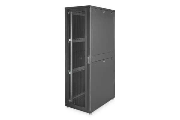 Digitus Unique DN-19 SRV-42U-B-1 - Rack skåp - svart, RAL 9005 - 42U - 19"