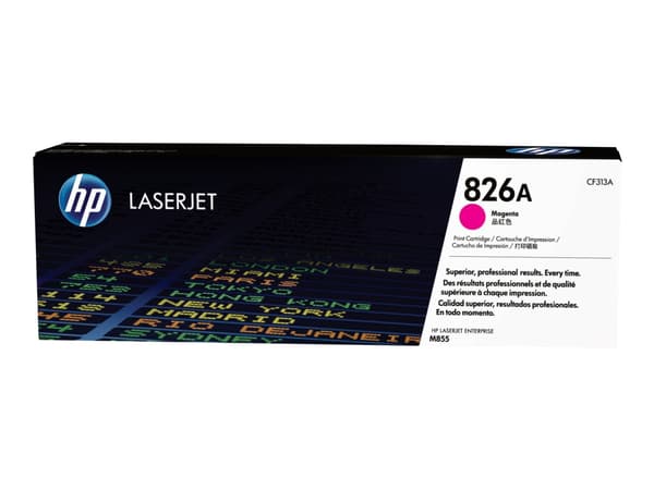 HP 826A - Magenta - original - LaserJet - tonerpatron (CF313A) - for Color LaserJet Enterprise M855dn, M855x+, M855x+ NFC/Wireless direct, M855xh