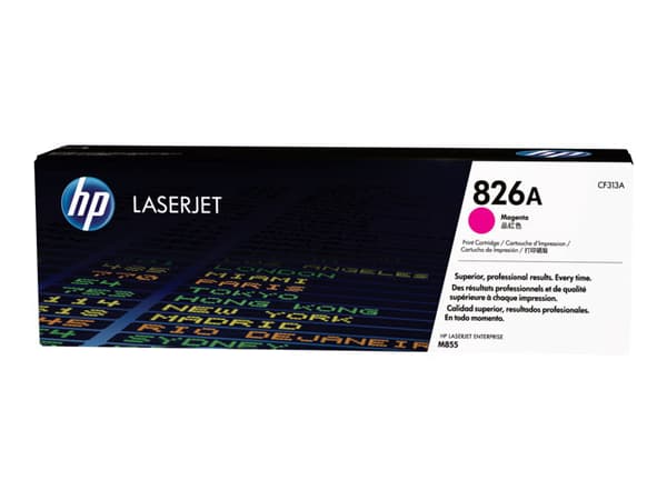 HP 826A - Magenta - original - LaserJet - tonerpatron (CF313A) - for Color LaserJet Enterprise M855dn, M855x+, M855x+ NFC/Wireless direct, M855xh